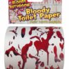 Forum Novelties, Red Bloody Bathroom Toilet Paper, White, One-Size 43 81Oml4IsEHL
