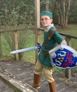 Link Prestige Legend of Zelda Nintendo Costume, Large/10-12 L (10-12) 24 81OmllfsKmL
