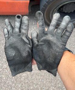 DEX FIT Level 5 Cut Resistant Gloves Cru553, 3D-Comfort Fit, Firm Grip, Thin & Lightweight, Touch-Screen Compatible, Durable, Breathable & Cool, Machine Washable; Black Grey M (8) 1 Pair Medium (1 Pair) Blackgrey 18 81OmnHZyRL