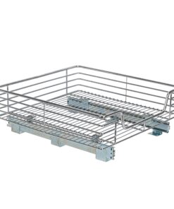 Home Decorators Collection Extra deep Sliding Organizer, 6" Hx20 Wx21 D, Chrome Single Tier 6"Hx20"Wx21"D 19 81On7scT5KL