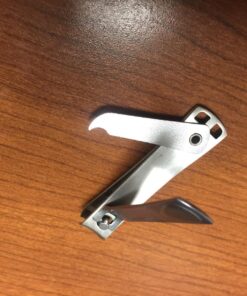 Clyppi Nail Clippers with Swing Out Nail Cleaner/Nail File - Fingernail Clippers / Toe Nail Clippers. Sharp Stainless Steel with Wide Easy Press Lever 62 81OoBaRWQGL