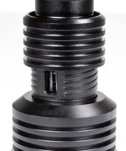 Dorcy 41-4299 USB Rechargeable Aluminum LED Flashlight with USB Cable and 12v USB Car Charger, 800-Lumens, Black Finish 17 81Oovwav oL