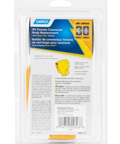 Camco 55343 30 AMP Female Replacement Receptacle , Yellow 13 81Oq1b25sTL