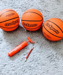 GoSports 7 Inch Mini Basketball 3 Pack with Premium Pump - Perfect for Mini Hoops or Training 27 81OqQfHR2yL
