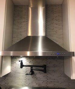 ZLINE 36" Convertible Vent Wall Mount Range Hood in Stainless Steel (KB-36) 36 in. KB 47 81Oqx vc2L