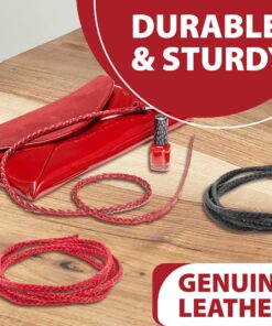 Mandala Crafts Dark Brown Bolo Braided Leather Cord for Bolo Tie Cord Crafts - 6.5 Feet Round Genuine Braided Leather Bolo Cord 6mm Leather Rope for Jewelry Making 6mm 2.2 Yards 19 81OrW0dhX0L