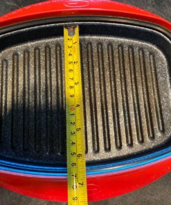 Microhearth Grill Pan for Microwave Cooking, Red 40 81Os2tTCIqL