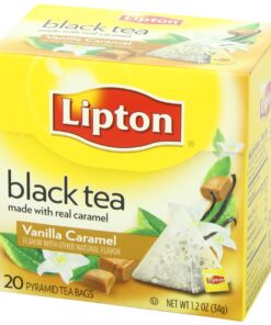 Lipton Pyramids, Vanilla Caramel 20 ct , Imported 20 Count (Pack of 1) 11 81OsD4O5H3L