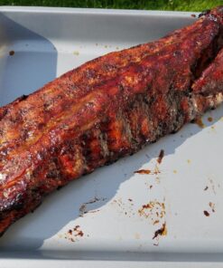 Pit Barrel Cooker Classic Package - 18.5 Inch Drum Smoker | Porcelain Coated Steel BBQ Grill | Includes 8 Hooks, 2 Hanging Rods, Grill Grate and More 63 81OsF27PiSL