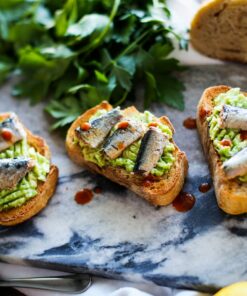 Wild Planet Wild Sardines in Extra Virgin Olive Oil With Lemon, Lightly Smoked, Tinned Fish, 4.4 Ounce (Pack of 12) EVOO with Lemon + Lightly Smoked 12 Count (Pack of 1) 15 81OvLWJlDeL