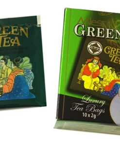 Mlesna Pure Ceylon Foil Envelope Green Tea Selection, Jasmine, Soursop, Mint and Green Tea - 40 Count 10 81OwPP nnPL