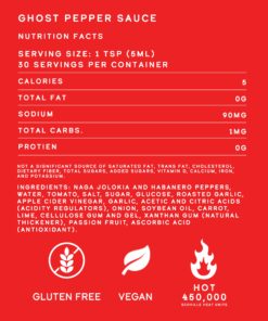 Elijah's Xtreme Ghost Pepper Hot Sauce, Handcrafted Award Winning Blend of Ghost Peppers, Habanero Garlic & Lime, Extreme Heat & Flavor 21 81OwZsvuAJL 1