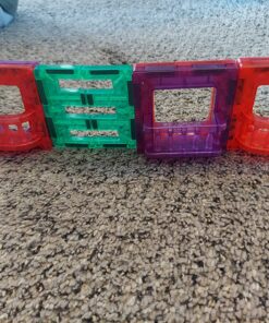 60 PCS Magnetic Building Tiles Kids Toys STEM Magnetic Blocks Sensory Toys Kids Games Magnet Building Toys for Boys and Girls Aged 3+, Kids Brain Development Preschool Kindergarten Toddler Toys 56 81OxMIe6L