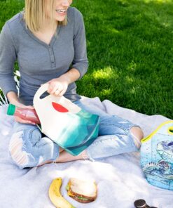 Artovida Artists Collective Insulated Neoprene Lunch Bag - Washable Soft Lunch Tote for Work and Picnic - Design By Budi Satria Kwan (Indonesia) – Ocean, Sea, Wave-Classic Budi Kwan The Wave 36 81Oxcp7qYL