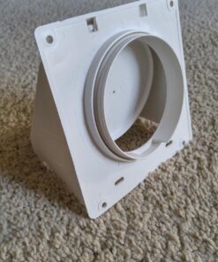 4" WHT DRYER VENT WIDE MOUTH 16 81Oy TGPy7L