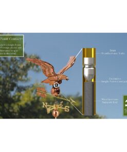 Good Directions 955P Smithsonian Eagle Weathervane, Pure Copper 32 81OyQpDRQFL