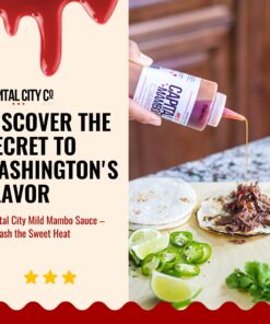 Alternative view of Capital City Mambo Sauce - Mild Recipe | Washington DC Wing Sauces | Perfect Condiment Topping for Wings, Chicken, Pork, Beef, Seafood, Burgers, Rice or Noodles | 12 oz Bottles (1 Pack) 12 Ounce (Pack of 1)