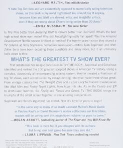 TV (The Book): Two Experts Pick the Greatest American Shows of All Time 5 81OywgLGaPL