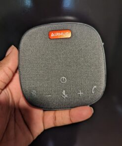 AIRHUG Bluetooth Speakerphone,Conference Speaker with Microphone,6 metes HD Voice Pick Up,Advanced Noise Reduction Algorithm,USB-C Plug & Play,Compatible with Zoom,MS Team,Skype 40 81OzUX1aipL