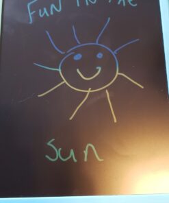 TEKFUN LCD Writing Tablet Doodle Board, 10inch Colorful Drawing Tablet Writing Pad, Girls Gifts Toys for 3 4 5 6 7 Year Old Girls Boys (Pink) Pink 10in 36 81Ozzq1iYoL