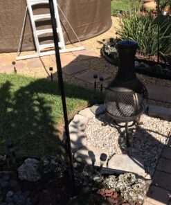Deckmate Corona 3 Ft. High Outdoor Steel Chimenea Fireplace Model 28063 36 81P 0WHGIoL