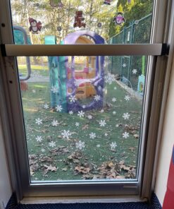 350PCS Christmas Decorations Snowflakes Window Clings Vintage Xmas Winter Decals Santa Clause Gnome Elf Snowman Reindeer Party Cling Decor 34 81P pOi59EL