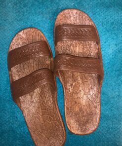 Pali Hawaii Unisex Adult Classic Jandals Sandals 9 Women/9 Men Brown 23 81P0WzhmDbL