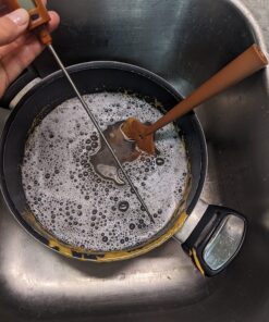 Efeng Candy Spatula with Thermometer Built in and Pot Clip – Fast Instant Read Digital Candy Thermometer,Spatula Thermometer for Chocolate,jams,syrups, Oil Cooking with BPA Free Silicon Spatula 24 81P0v0 4dRL