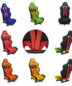 OpenWheeler Racing and Flight Simulation Cockpit Four Point Harness. Virtual Reality add-on. Red 13 81P1llpiTGL
