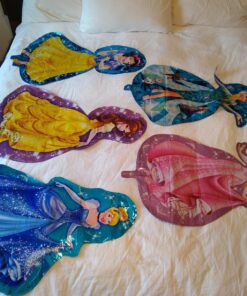 8 Disney Princess Birthday Party Balloons – Belle Cinderella Tiana Ariel Balloons – Snow White Sleeping Beauty Jasmine Rapunzel - Princess Party Supplies Balloon Decorations by Jolly Jon 24 81P2knRR5WL