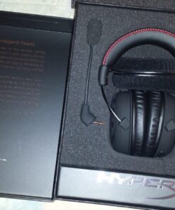 HyperX Cloud Gaming Headset for PC, Xbox One¹, PS4, PS4 PRO, Xbox One S¹, Nnintedo Switch (KHX-H3CL/WR) - Black 91 81P3ZDtTMtL