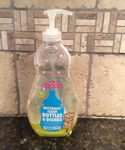Dapple Baby Bottle Soap & Dish Soap Baby, Fragrance Free, 16.9 Fl Oz Bottle - Plant Based Dish Liquid for Dishes & Baby Bottles - Hypoallergenic Soap, Liquid Soap 16.9 Fl Oz (Pack of 1) 15 81P43s05MzL 1