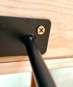 SMARTSTANDARD 16" Hairpin Furniture Legs, Metal Home DIY Projects for Nightstand, Coffee Table, Desk, etc with Rubber Floor Protectors Black 4PCS 16 Inch 35 81P5MufO5LL