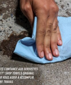 Scott Shop Towels Original (75130), Blue Shop Towels, 1 Roll/Pack, 30 Packs/Case 30 Count (Pack of 1) 12 81P6xCiUcrL