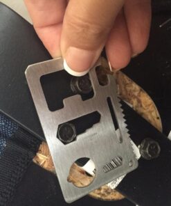 Ultimate 11-in-1 Survival Credit Card Multitool By GUARDMAN – Stocking Stuffer Christmas Gift - Multipurpose Tactical Wallet Tool With Bottle Opener, Survival Knife Gifts For Men Birthday Dad 1 37 81P7CGupnqL