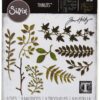 Sizzix 661206 Thinlits Die Set, Garden Greens by Tim Holtz (9/Pack) Original Version 42 81P7Q8tyk0L