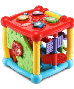 VTech Busy Learners Activity Cube, Multicolor Red Standard Packaging 34 81PA3ChC83L