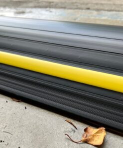 2" High Garage Door Flood Barrier Threshold Kit ‘GARADAM’ (8'3") | Flexible PVC | Complete Kit Includes 2 Adhesives | GaraDry 8'3" 10 81PAKvEa8BL