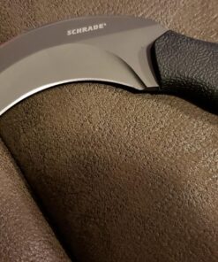 Schrade Boneyard Fixed Blade with 8Cr13MoV Grey Ti Coat for Outdoor Survival 25 81PArpdkHL