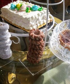 Darice Victoria Lynn Clear, 5 Piece Set with Two 10” and Three 15 Display Treats at Weddings, Showers and Other Ev Acrylic Donut Stands 39 81PCsUUp1rL