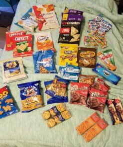 Chips, Cookies, Candy,Crackers Care Package Bulk Sampler by Variety Fun (Care Package 50 Count) 50 Piece Set 34 81PEChg L