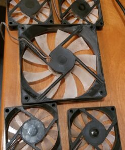 Kootek Laptop Cooling Pad 12"-17" Cooler Pad Chill Mat 5 Quiet Fans LED Lights and 2 USB 2.0 Ports Adjustable Mounts Laptop Stand Height Angle, Blue 50 81PEzfTR3L