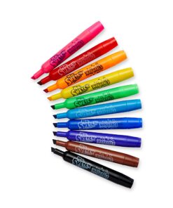 Mr.Sketch 1924010 Scented Washable Markers, Chisel Tip, Assorted Colors, 10-Count 7 81PFWAry0lL