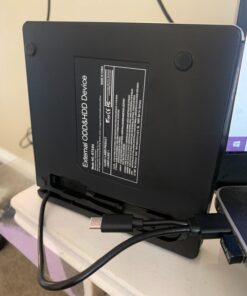 External DVD Drive, Amicool USB 3.0 Type-C CD DVD +/-RW Optical Drive USB C Burner Slim CD/DVD ROM Rewriter Writer Reader Portable for PC Laptop Desktop MacBook Mac Windows 7/8.1/10 Linux OS Apple 45 81PGHh6DIbL