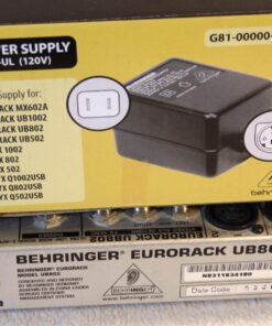 Behringer PSU3-UL 120V UL Replacement Power Supply for the MX602A, UB502, UB802, UB1002, XENYX (502, 802, 1002) Q502USB, Q802USB and Q1002USB Black 9 81PGizU35L