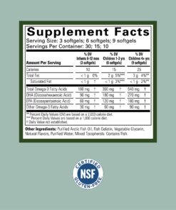 CHILDLIFE ESSENTIALS Pure DHA Dietary Supplement - DHA for Infants & Kids, Supports Healthy Brain Growth & Function, All-Natural, Gluten-Free, DHA Supplement - Strawberry Flavor, 90 Count (1 Pack) 90 Count (Pack of 1) 8 81PGnTVe03L