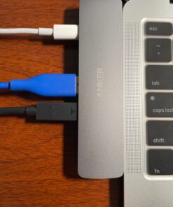 Anker USB C Hub for MacBook, 7-in-2 USB C to C Adapter, Compatible with Thunderbolt 3 Port, 100W Power Delivery, 4K HDMI, USB C and 2 USB A Data Ports, SD and microSD Card Reader 49 81PGzKQ8kL
