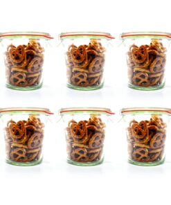 Weck 742 Mold Jar - .5 Liter, Set of 6 31 81PIARHTMRL