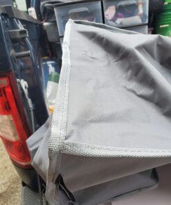 CampLand Outdoor Folding Table Aluminum Lightweight Height Adjustable with Storage Organizer for BBQ, Party, Camping White 30 81PKGosxuFL