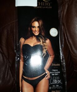 Ann Chery 2021 Corset Waist Trainer for Women - Colombian Waist Cincher - 3 Hook Latex Body Shaper Medium Black 27 81PL2zw5KHL